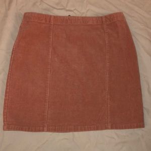 Corduroy Mini Skirt